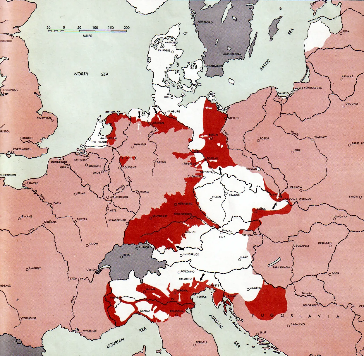 Mapa — Bitwa o Berlin