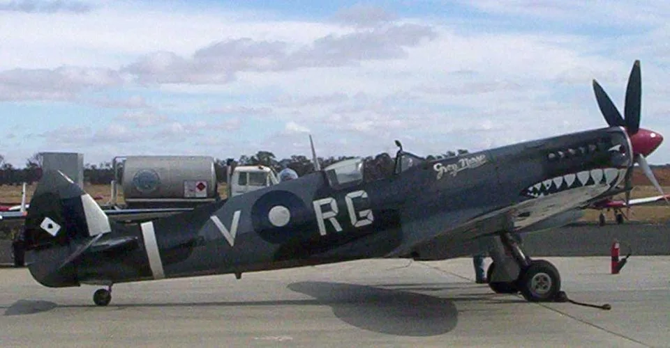 late Merlin-powered Spitfire