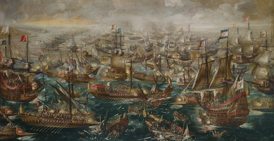 Mapa — Bitwa pod Lepanto